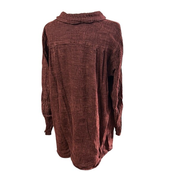 CP Shades NWT Button Down Tunic Sz M Linen Blend - Picture 3 of 6